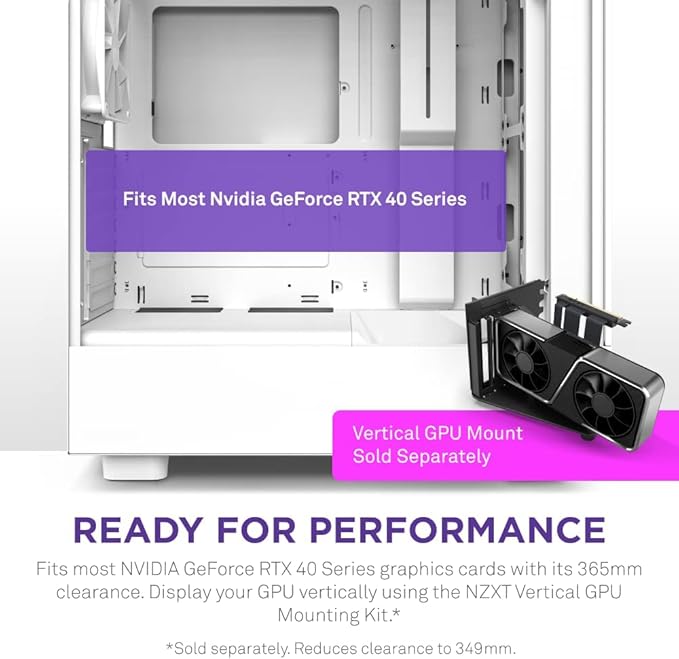 NZXT H5 Elite Edition ATX Mid Tower RGB Case White NZXT H5 Elite Edition ATX Mid Tower RGB Case White